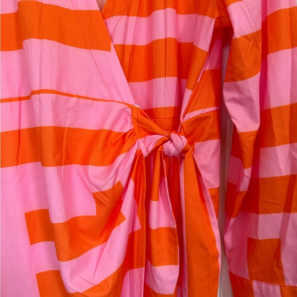 Colorful and fun maxi wrap dress size M - Picture 5 of 5